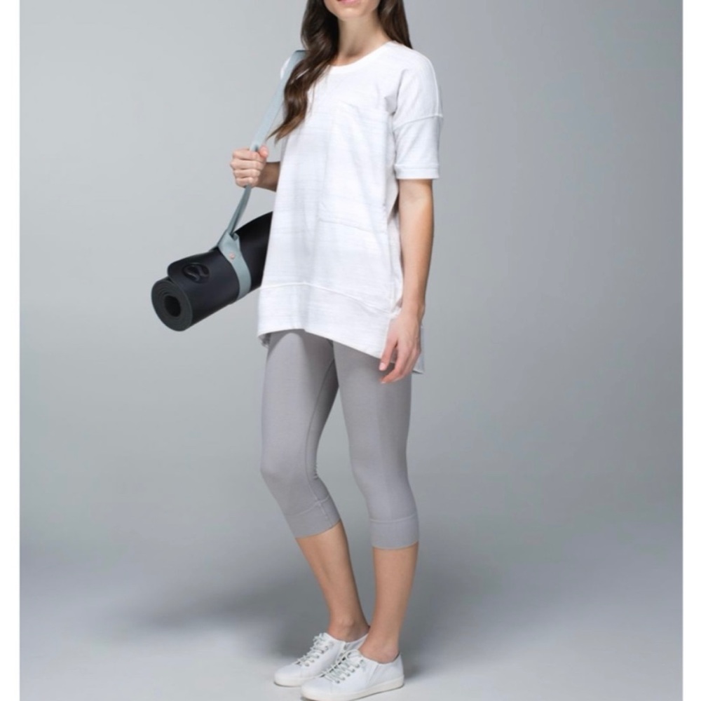 Lululemon Seamlessly Street Crop Leggings Gray 4